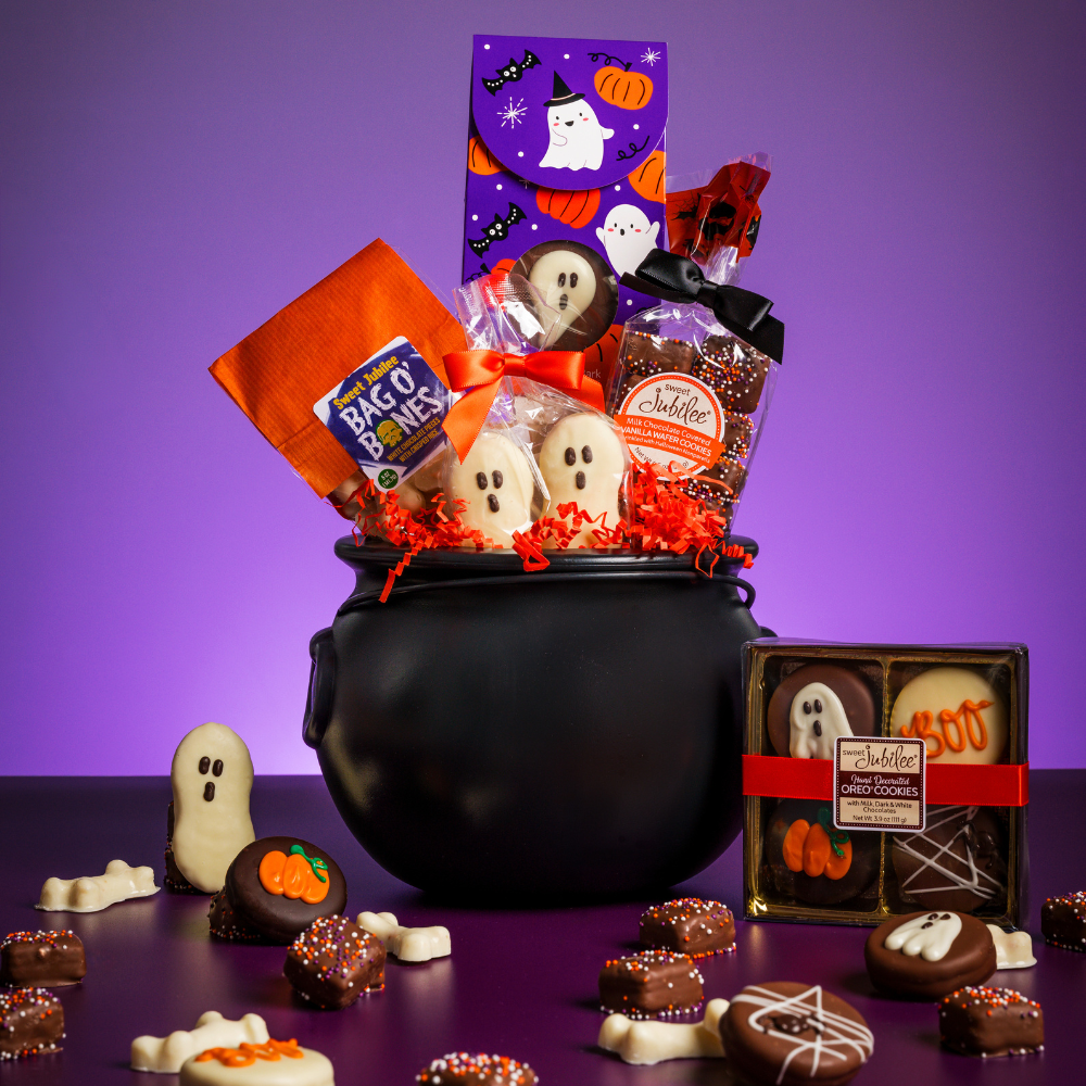 Gourmet Halloween Chocolate Gift Cauldron