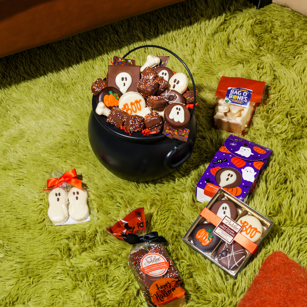Gourmet Halloween Chocolate Gift Cauldron
