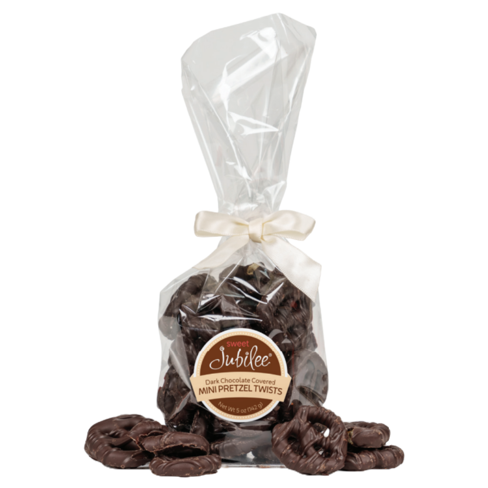 Dark Chocolate-Covered Mini Pretzel Twists