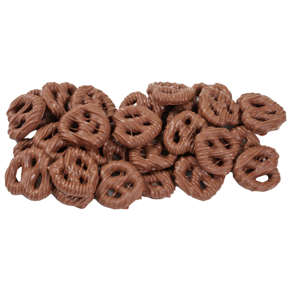 Milk Chocolate-Covered Mini Pretzel Twists