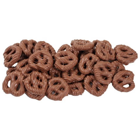 Milk Chocolate-Covered Mini Pretzel Twists