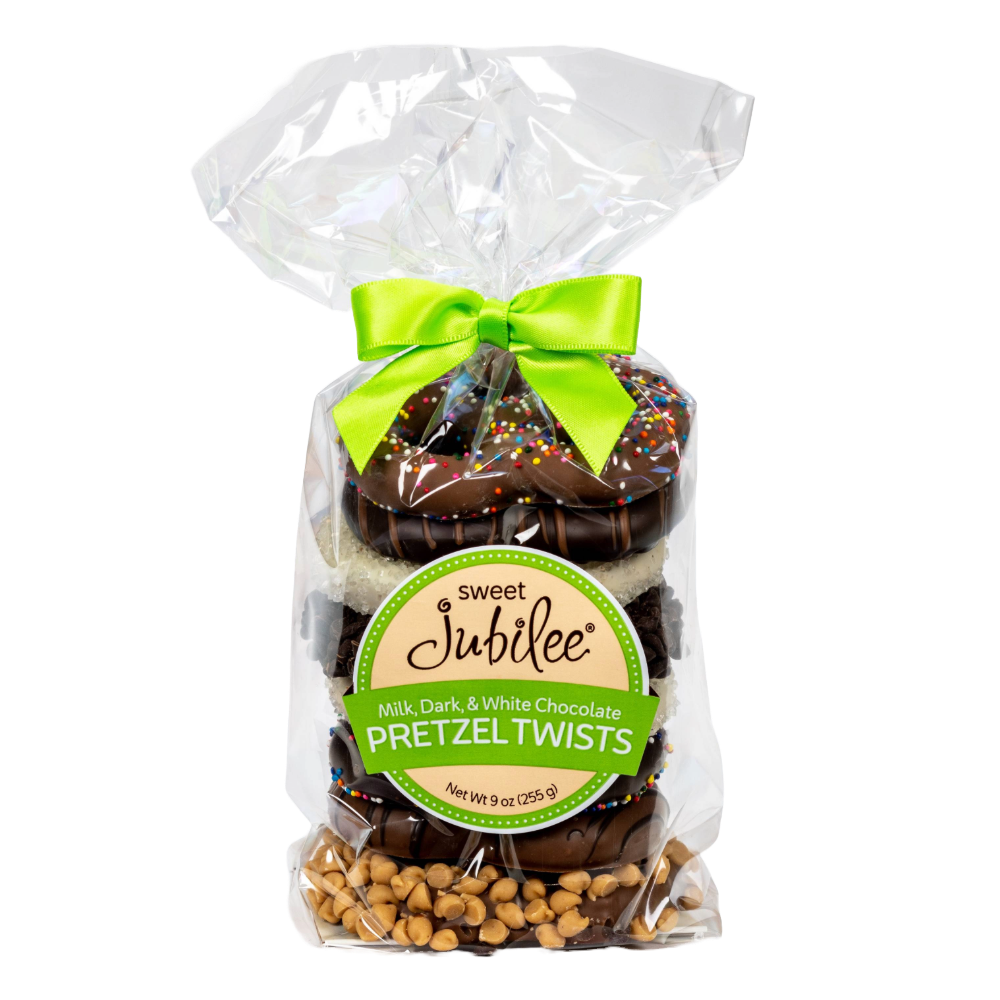 Spring Pretzel Stack Gift Bag