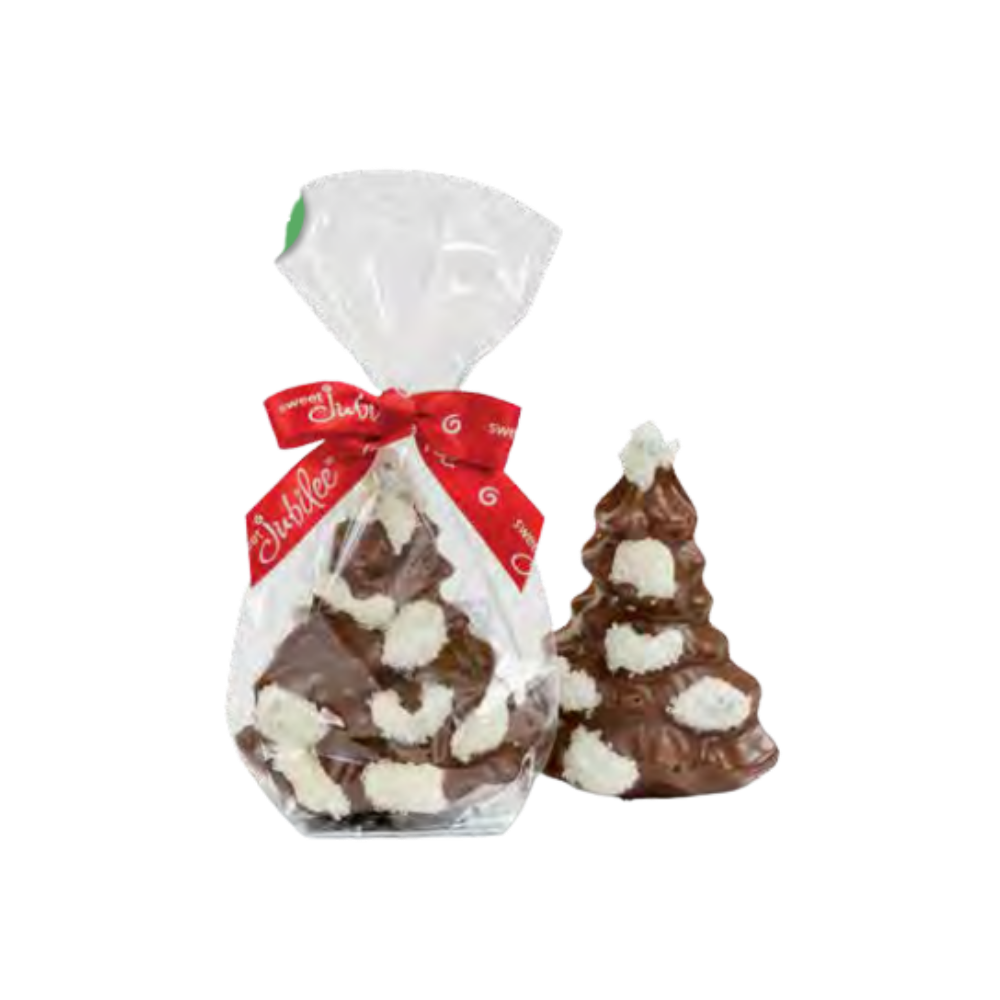 Solid Milk Chocolate Snow-Capped Tree