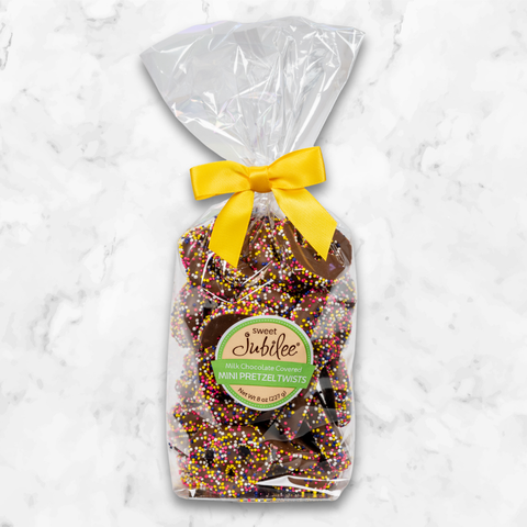 Spring Milk Chocolate Covered Mini Pretzel Twists