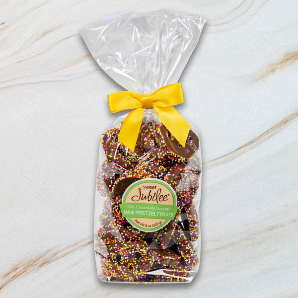 Spring Milk Chocolate Covered Mini Pretzel Twists