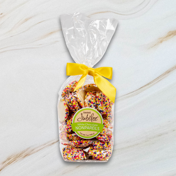 Spring White Chocolate Nonpareils