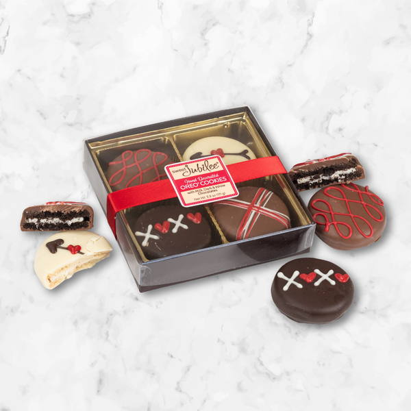 Valentine's Day Chocolate Covered Oreo Cookie Box