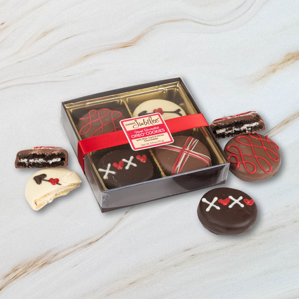 Valentine's Day Chocolate Covered Oreo Cookie Box