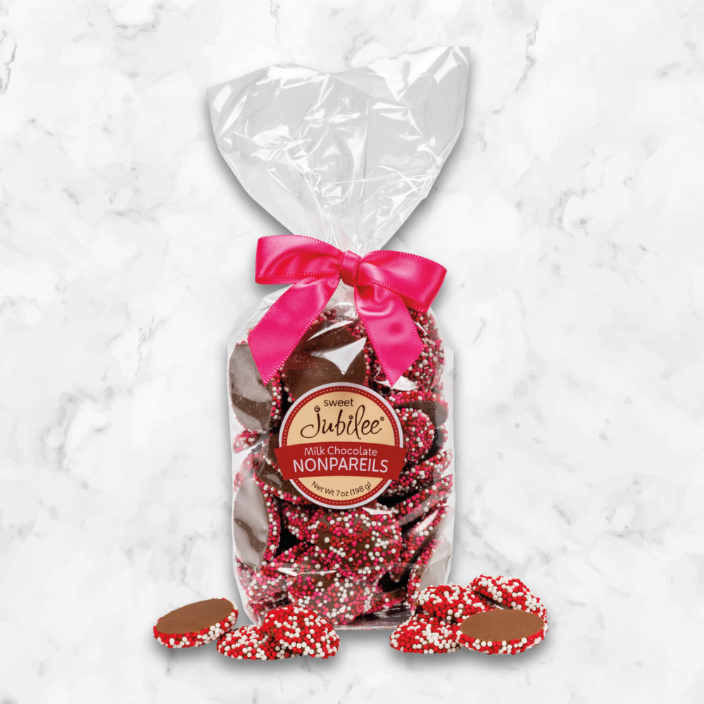 Valentine's Day Milk Chocolate Nonpareils