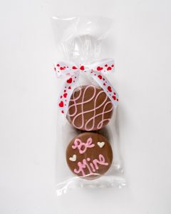 valentine's day hand decorated chocolate oreos